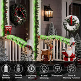 Jnaurb Battery Operated Rope Lights for Outside, 33FT 100LED 8 Modes Battery Operated String Lights, Waterproof | Lumora