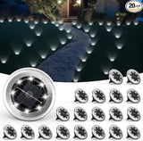 SOLPEX Mini Solar Ground Lights, 20 Pack Solar Lights Outdoor Waterproof, Pathway Lights Solar Powered, Solar | Lumora