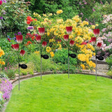 4pack Outdoor Solar Tulip Led Flower Garden Stake Light, Yard Decorative Light Up Tulip Flowers, Decorative Solar | Lumora
