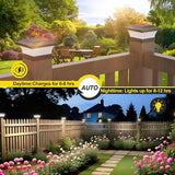 T-SUN Solar Post Cap Lights, Outdoor Waterproof LED Lights for 4x4 Wooden Posts, Deck, Fence, Garden, Mailbox – | Lumora