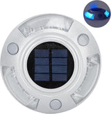 Driveway Dock Light, 800m Visible Distance Silver Solar Dock Light, Pathway Working Time Up to - Outdoor Deck Light | Lumora