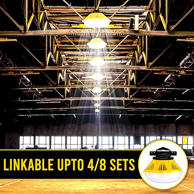 100 FT Construction String Lights - String Light Indoor - Commercial Outdoor String Lights - Patio Hanging Lights | Lumora