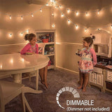 Afirst 20ft 20-Light Dimmable Edison String Lights, Waterproof Outdoor Patio Lights with Real Glass Bulbs (2 Extra | Lumora