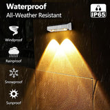 Brizled 12 Pack Outdoor Solar Fence Lights, 11 Modes & 9 Colors Color Changing Fence Solar Lights Waterproof IP65 | Lumora