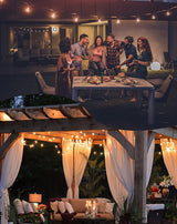 Outdoor String Lights Waterproof, 300FT Patio Lights with 146 Shatterproof G40 Globe Bulbs(6 Spare), Connectable | Lumora