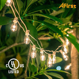 Afirst Outdoor String Lights 20FT with 22 Edison Bulbs Warm White Indoor Lights Waterproof ST40 String Lights for | Lumora