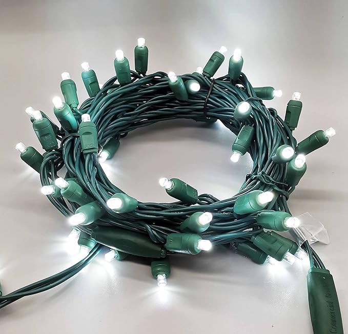 Christmas Lights LED Commercial Mini LED String Lights, 120V UL, Green Wire Xmas Lights for Indoor & Outdoor Use | Lumora