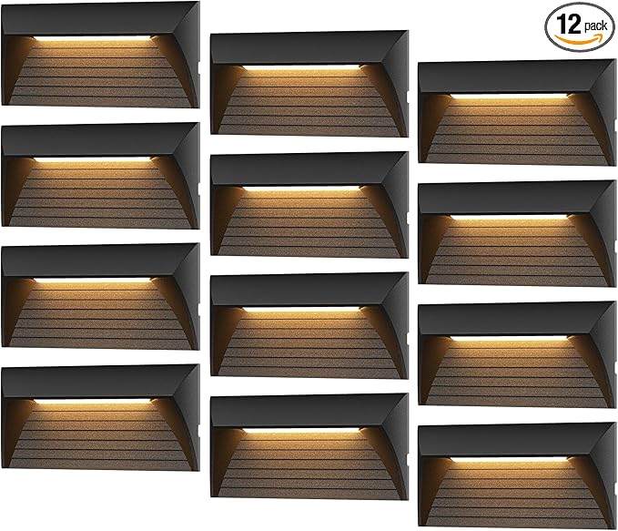 VENUS MANUFACTURING 2W Low Voltage Deck Lights LED Outdoor Stair Lights 3000K 12V Wired Step Lighting, Die-cast | Lumora