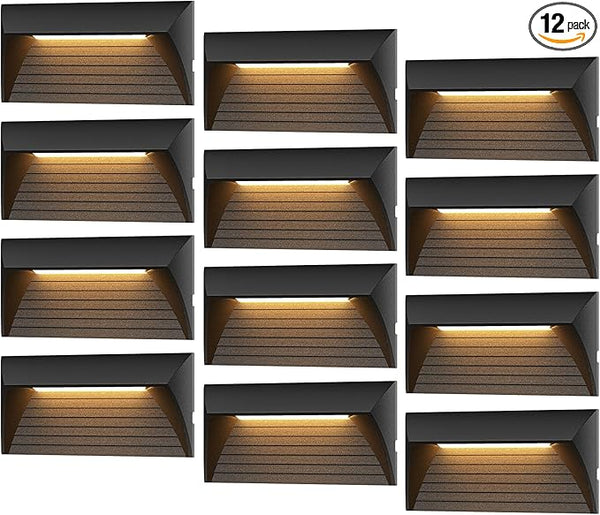 VENUS MANUFACTURING 2W Low Voltage Deck Lights LED Outdoor Stair Lights 3000K 12V Wired Step Lighting, Die-cast | Lumora