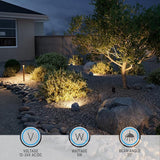 LEONLITE 5CCT LED Rock Lights Outdoor, 5W Low Voltage Landscape Spotlight for Garden, Yard, Decorative Stone Light | Lumora