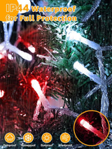 Christmas Lights 600 LED 98FT, Waterproof Outdoor String Lights with Remote and Timer, 8 Modes Dimmable Fairy | Lumora