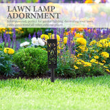 Beaupretty 2 Pcs Solar Garden Path Lights Hollow Tree Pattern LED Ground Stake Lights Warm White Outdoor Landscape | Lumora