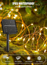 Minetom Solar String Lights, 4 Packs Total 132Ft 400 LED Solar Fairy Lights, Waterproof - Decorative Outdoor Light | Lumora