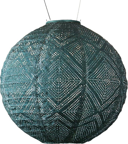 Allsop Soji Stella Boho - 12" Handmade LED Outdoor Lantern - Ink