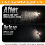 Gardenreet Brass In Ground Well Lights Kit(4 Pack) with 75W Low Voltage Transformer & MR16 Bulb & 100Feet Wire & | Lumora