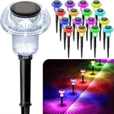 16 Pack Solar Lights Outdoor Waterproof Pathway Lights Solar Powered LED Mushroom Garden Lighting Stake for Outside | Lumora