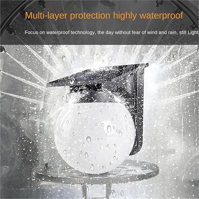 QUQUQ Solar Pathway Lights Wall Solar Outdoor Lights Bright Waterproof Security Light for Patio Yard Patio Decor
