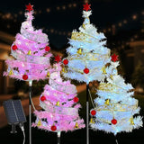 4 Pack Solar Christmas Trees Outdoor, 8 Lighting Modes Waterproof Solar Powered Xmas Decorations Tree Lights with | Lumora