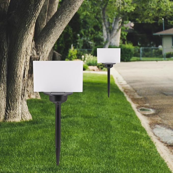 Solar Lawn Lamp Landscape Decorative Light for Outdoor Garden Patio Yard, 120x190mm Acrylic Heat Transfer Solar Pathway Light for Commemorating and Thermal Illumination