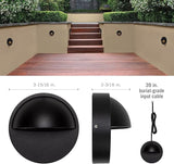 Armacost Lighting 4" Surface Mount LED Step Rail Deck Light 431000 - Outdoor Path Light | Lumora