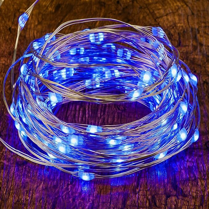 2 Pack Solar Powered Fairy String Lights Outdoor Waterproof 8 Modes Twinkle Christmas Decorations Lights, Each | Lumora
