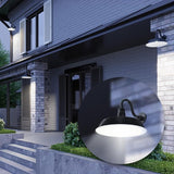 17in. Satin Black Outdoor Gooseneck Barn Light Fixture With 10in. Long Extension Arm - Wall Sconce Farmhouse | Lumora