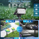T-SUNUS Christmas Solar Spotlights White 6000K IP65 Waterproof 2-in-1 Outdoor Landscape Spot Lights Garden Light | Lumora