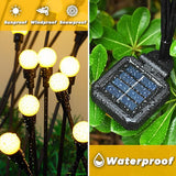Solar Lights Outdoor-4Pack 32LEDs Solar Garden Firefly Lights Outside,Solar Powered Light Outdoor and Garden | Lumora