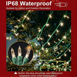 12.5ft Clear Mini Classic Christmas String Lights Indoor Outdoor, IP68 Waterproof Indoor/Outdoor, Commercial Grade | Lumora