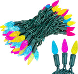Novelty Lights 24FT 70 LED C6 Easter String Lights - Outdoor Spring Tree Commercial Grade Decorations | Lumora