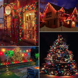 C9 Multicolor Christmas Lights Outdoor, 25Ft Vintage Christmas String Lights with 26 Colorful Ceramic Bulbs | Lumora