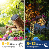 Solar Lights Outdoor Garden Decor, Large Lanterns Watering Can Gardening Gifts for Mom Women Grandma Birthday | Lumora