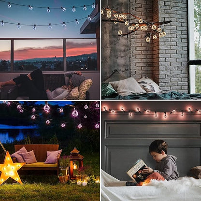 Color Changing Christmas Lights Outdoor String Lights 50ft 50 G40 Bulbs Waterproof Connectable up to 200ft w/ 2 Remotes Timer for Patio Bistro House Garden Party Gazebo Xmas Indoor Outside Decor