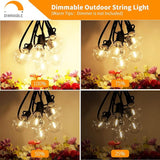 Svater Outdoor String LED Lights 200FT with 150FT S14 Commercial Grade String Lights | Lumora