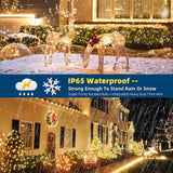170FT 500 LED Christmas Lights Outdoor Indoor, Waterproof Christmas Tree Lights for Christmas Decorations with | Lumora
