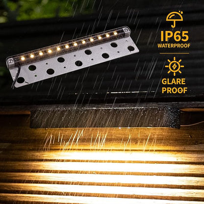 Gardenreet 13 Inch LED Hardscape Light,Retaining Wall Lights,12V AC/DC Paver Step Light,Cast Aluminum Housing,Integrated 2.5W 2700K LED Light Source,IP65 Waterproof, 50000 Hours Lifespan