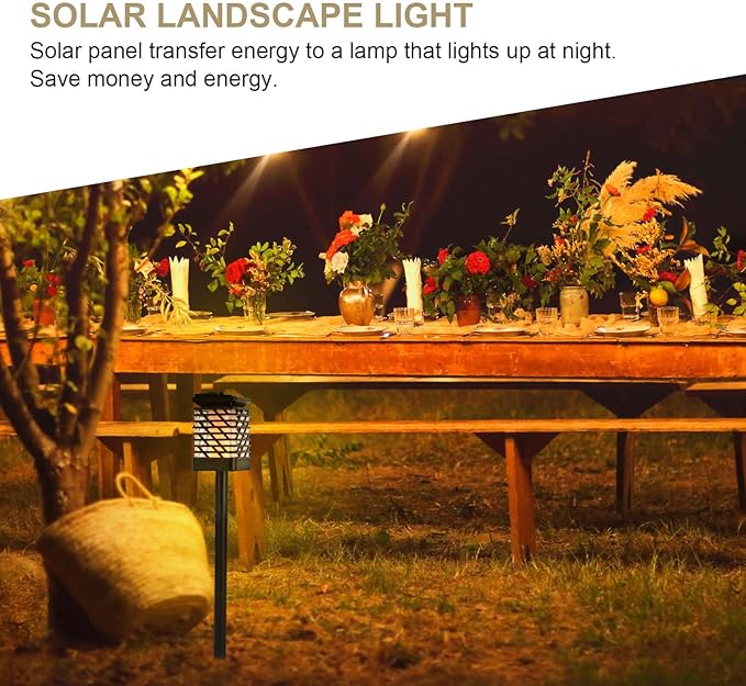 Vintage Outdoor Solar-Powered Path Light with Faceted Shade, Black Warm Light Garden Lawn Decorative Lamp for Yard, Stake Mount, Wall and Hanging Use