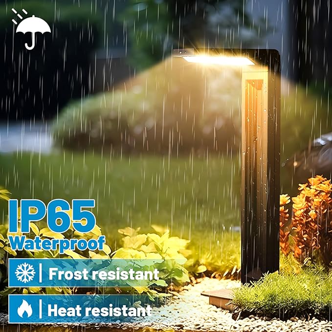 Sunvivo Solar Pathway Lights,2 Modes(Cool White or Warm White),Bright Solar Path Lights Outdoor Waterproof,Perfect | Lumora