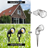 ZUCKEO 10W Landscape Lighting Low Voltage LED Landscape Lights, IP66 Waterproof Landscape Spotlights Yard Lawn | Lumora