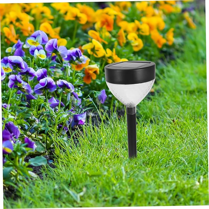 TEHAUX Solar Pathway Lights Led Color Changing Solar Lanterns for Outdoor Garden Lawn and Patio Decor Enchanting Atmosphere Sustainability