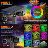 Solar Spot Lights Outdoor Color Changing, IP65 Garden Lights Solar Powered Waterproof with 9 Light Modes, Colored | Lumora