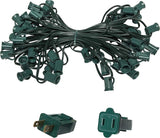 Wintergreen Lighting C7/E12 Light Stringer, E12 Sockets, 12” Socket Spacing, Outdoor String Patio Christmas Lights | Lumora