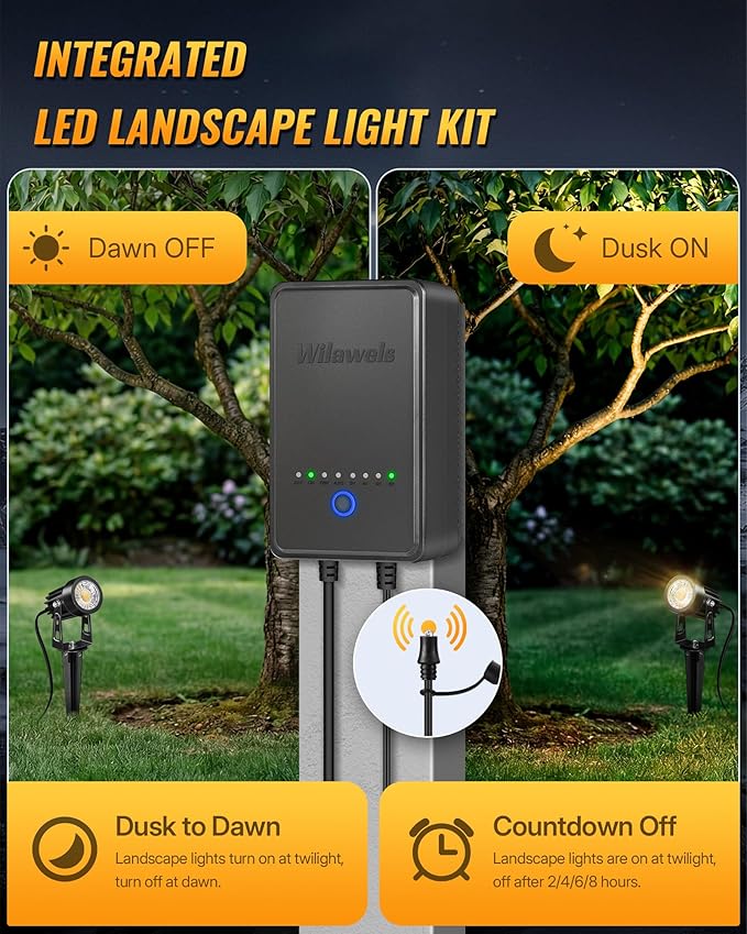 All-in-One LED Low Voltage Landscape Lighting Kit, 12-Pack Landscape Lights with Transformer, 100FT Wire and | Lumora
