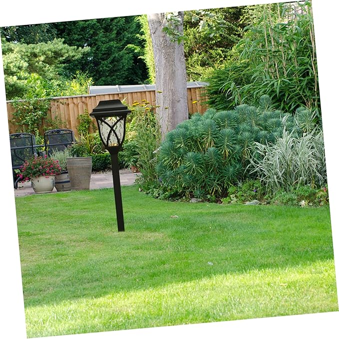 Angoily 4pcs Solar Garden Lights Led Lawn Lamp Solar Powered Outdoor Landscape Light for Pathway Decor and Festivals Easy Installation with No Wiring Needed