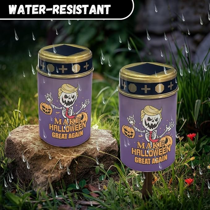 Halloween Decor Solar Outdoor Pathway Lights Solar Powered Led Light Waterproof Solar Garden Light Book Light Outside Decor Solar Ligths for Yard Path Walkway