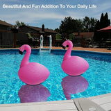 Floating Pool Lights Pack of 2, Solar Flamingo Pool Lights Waterproof, Glow in The Dark Solar - Outdoor Path Light | Lumora