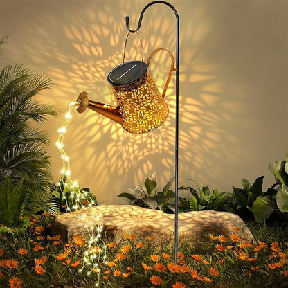 Solar Watering Can Lights: IP65 Waterproof Garden Light Outdoor Decor - Hanging Lantern with Fairy Lights for Yard Patio Pathway - Christmas Birthday Gardening Gifts for Women Mom Grandma