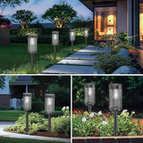 EXCMARK 16 Pack Outdoor Solar Lights Waterproof for Yard Garden Walkway Pathway Lawn Decorative Contemporary | Lumora