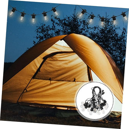 Angoily 15M Outdoor LED String Lights with Shatterproof Bulbs Fairy Lights for Garden Camping and Party Decoration US Plug Cozy Atmosphere Lighting