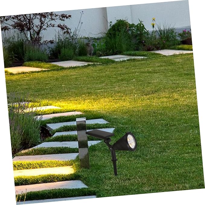 Kisangel Outdoor Solar Lights Lighting Modes Solar-Powered Spotlight Landscape Lighting Led Landscaping Lights for | Lumora